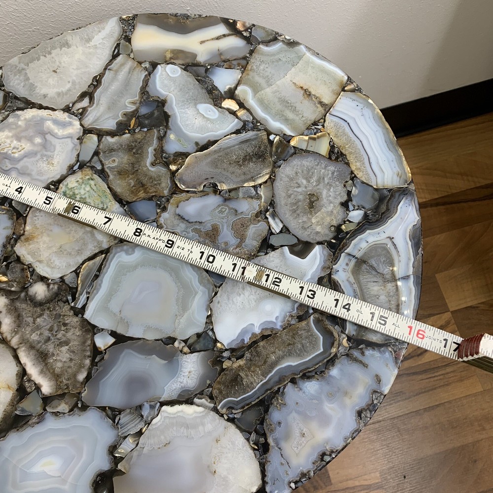 Agate Slice Table Casa Arte Decor Made in India Side End Table