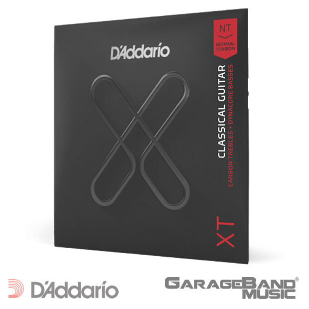 D'Addario Normal Tension, XT Dynacore/Carbon Coated Classical Strings, XTC45FF