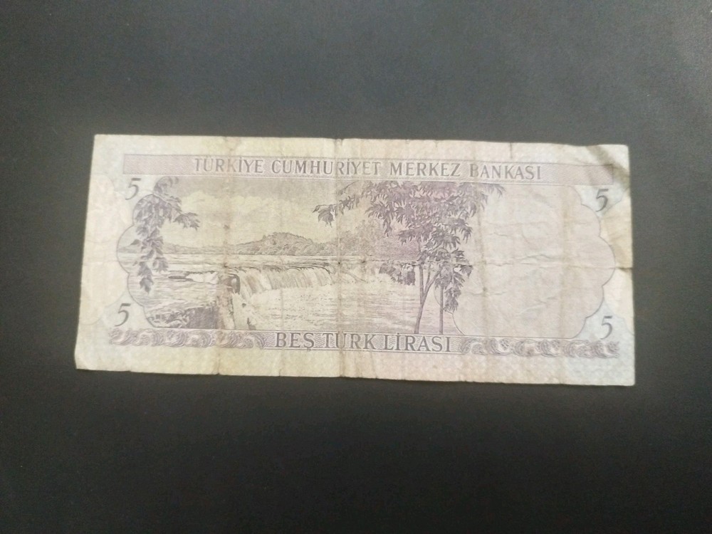 Turkey 5 Lira 1960s