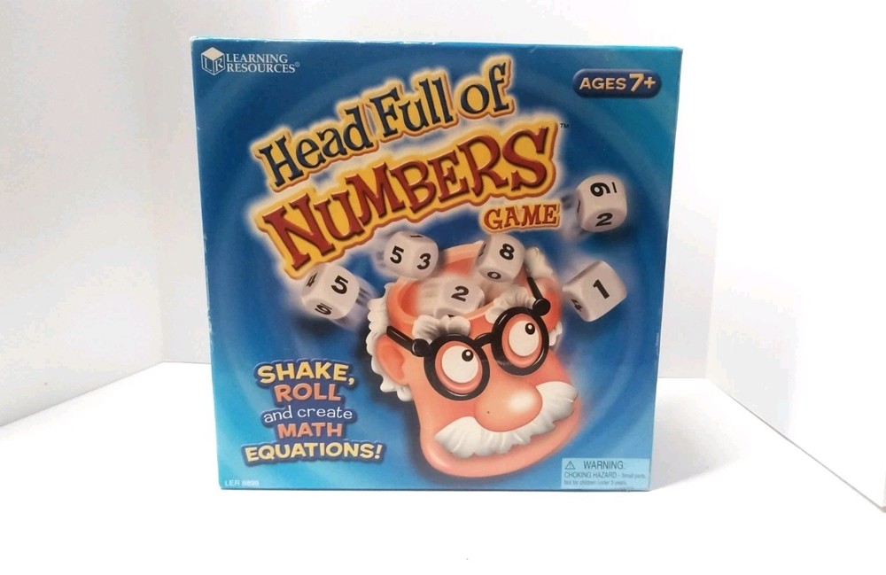 Learning Resources Head Full Of Numbers Math Game Sealed