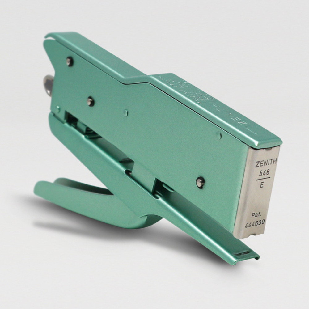 Zenith 548/E Antibacterial Plier Stapler: plier-style stapler (Green)