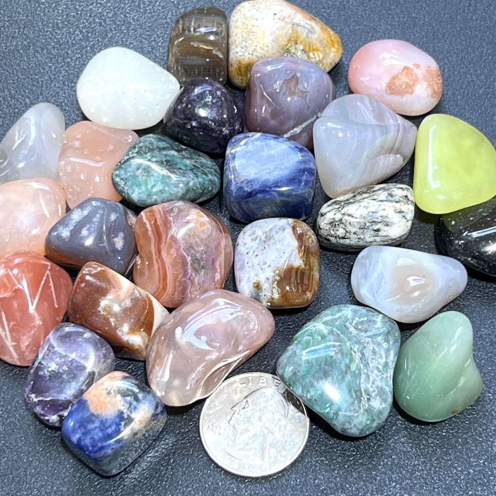 Mixed Tumbled Stones (By The Ounce or Pound) Wholesale Gemstones
