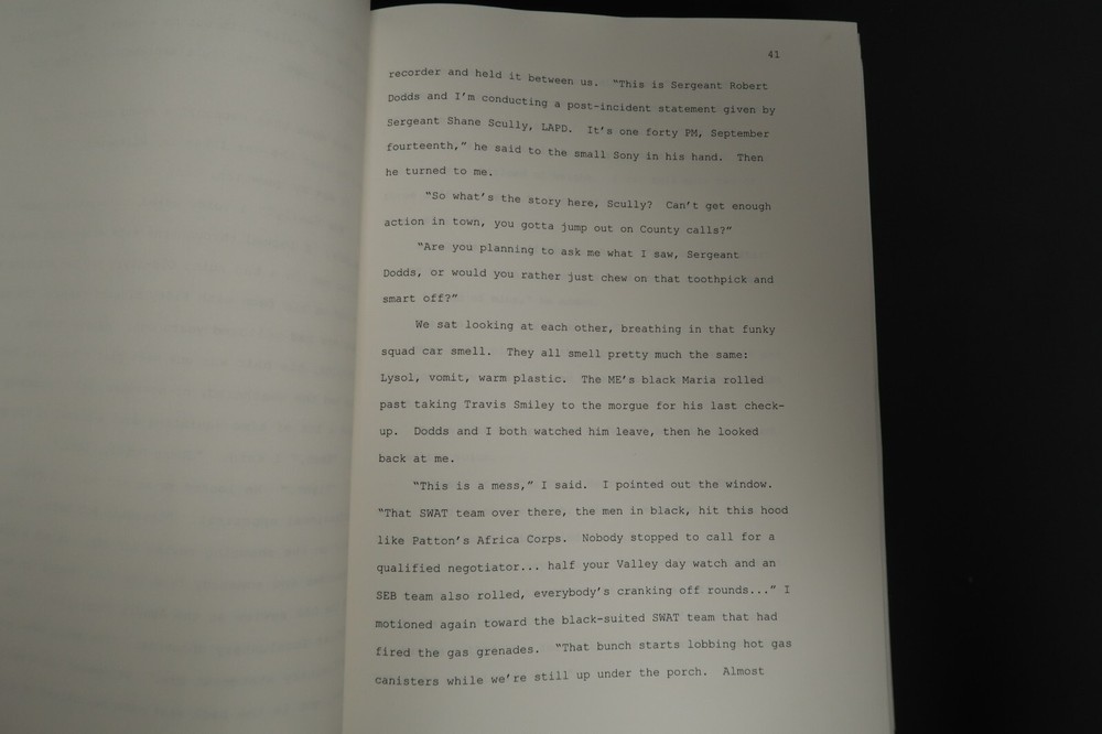 Vertical Coffin Original Book Script Stephen J. Cannell Studios Collection 2003