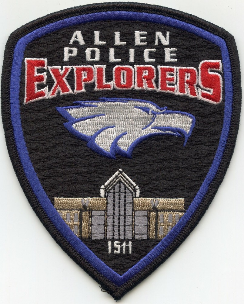 ALLEN TEXAS TX Police Explorers POLICE PATCH