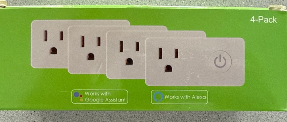 NEW BN-LINK WiFi Smart Plug In Box 4 Plugs