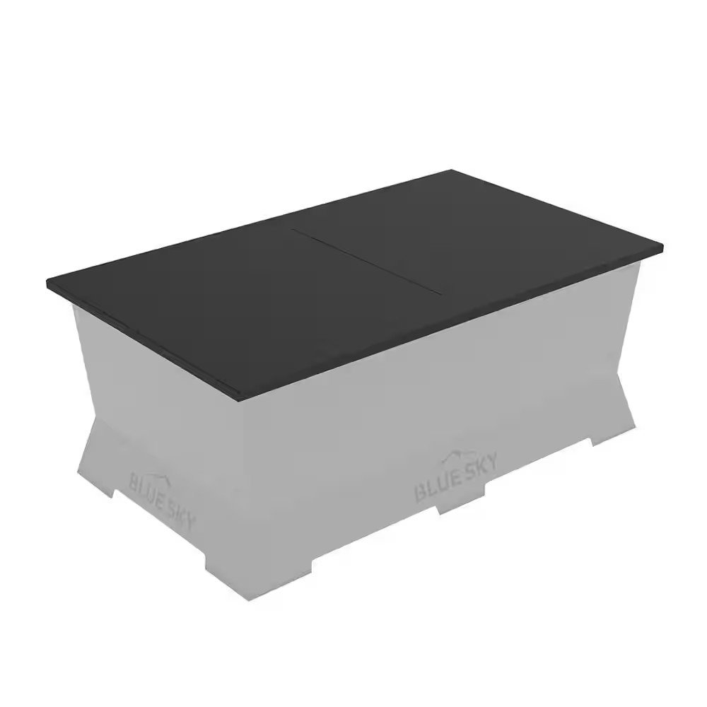 40 In. Steel Rectangle Fire Pit Lid