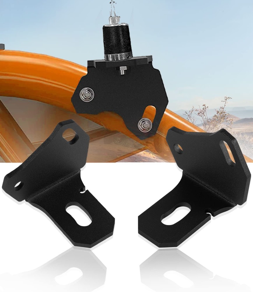 Adjustable X3 Whip Light Flag Mount - 2 Pack UTV Rear Pillar Antenna Mounting
