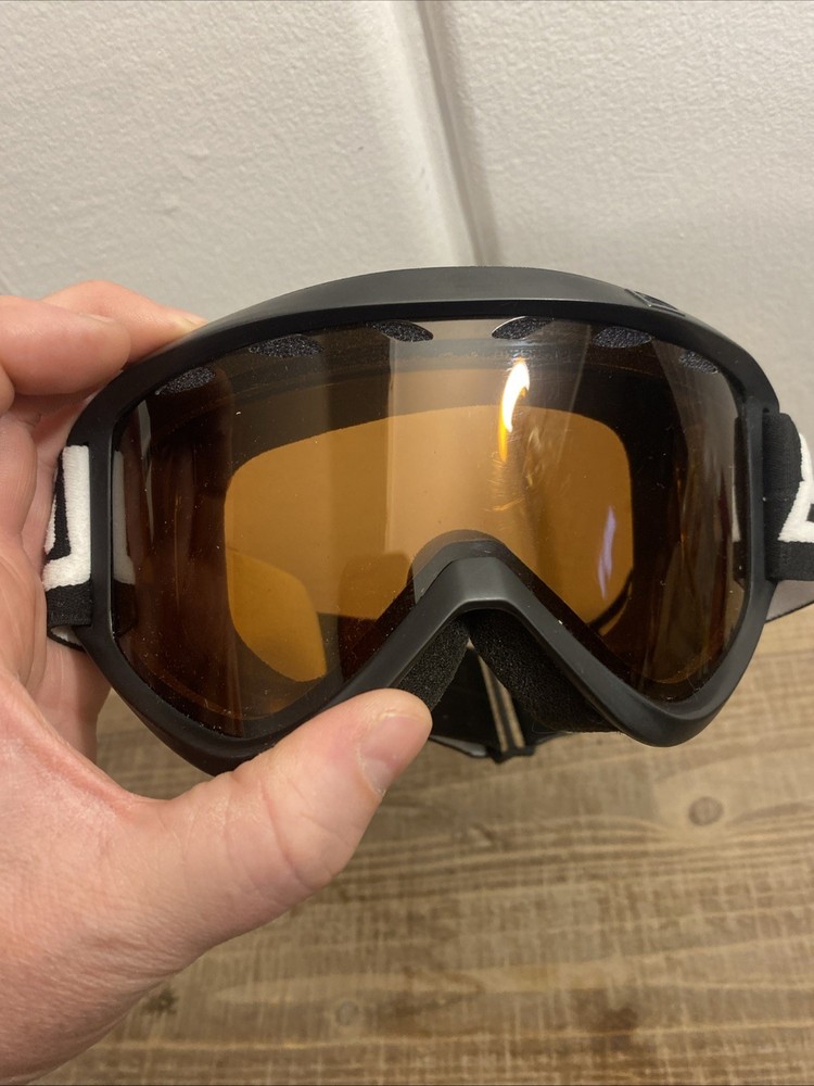 Scott Ski Snowboard Goggles Black Frame Orange Lens Adjustable Strap