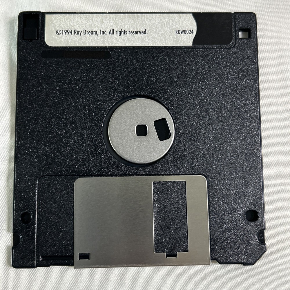 Ray Dream Designer 3 for Windows • 4‑Disk Set • 1994 • 3D Graphics Software