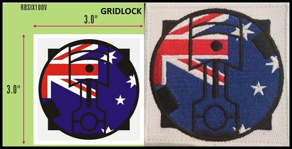 RAINBOW SIX OPERATOR GRIDLOCK PATCH - RBSIX100V