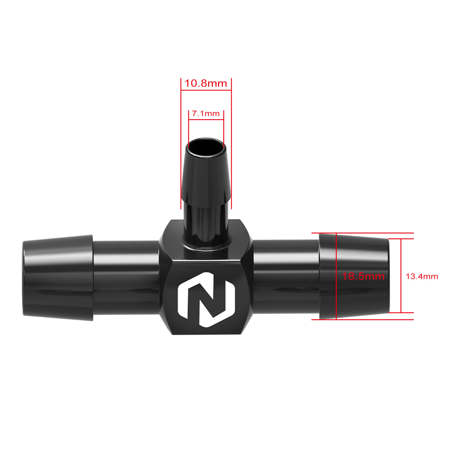 NICECNC Tee Coolant Fitting Radiator Hose Connector For Can-Am Maverick X3 Turbo