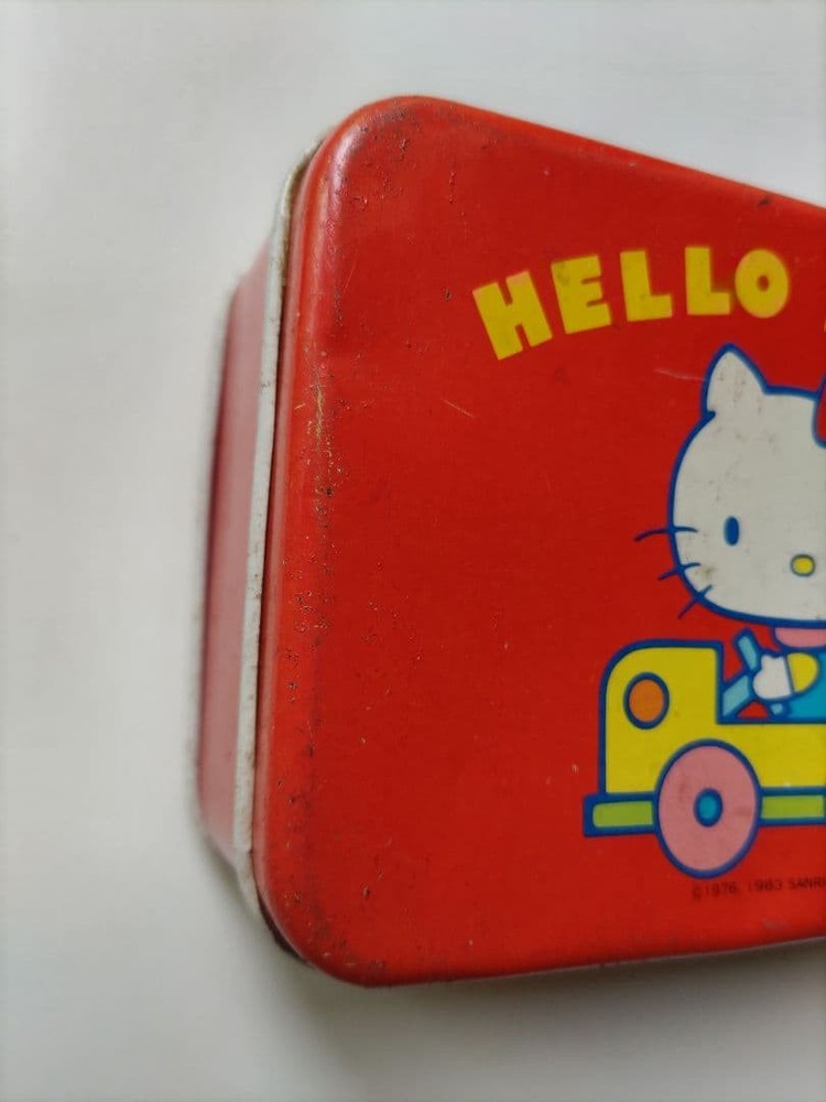 Showa Retro Hello Kitty Tin Can