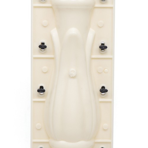 White 27.6 in Railing Mould Balustrade Mold Column Suitable For Concrete Plaster