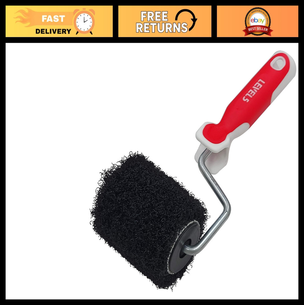 4" Drywall Compound Roller - Smooth Finish Applicator for Wall & Ceiling Repair