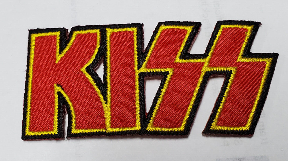 Kiss Die Cut Logo  3"  Patch- Mailed from USA