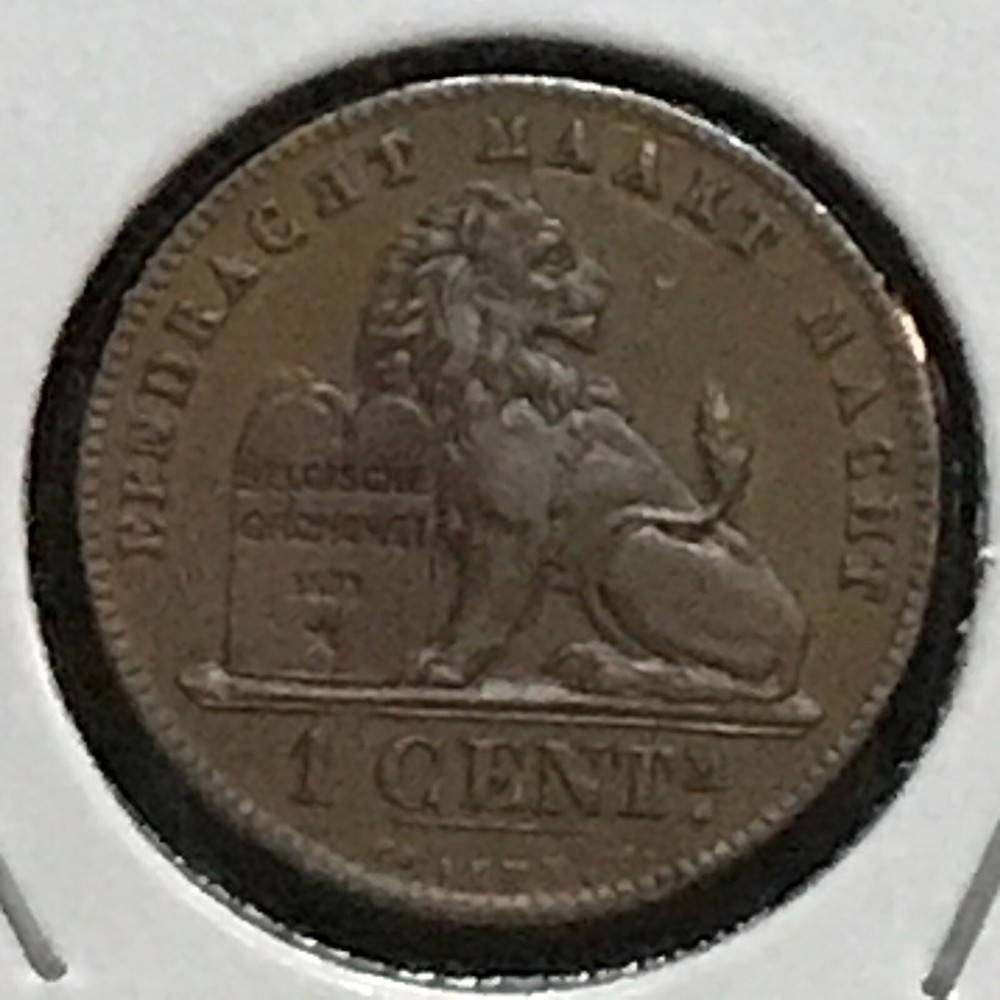 Belgium Centime KM 341 Unc 1887 Der