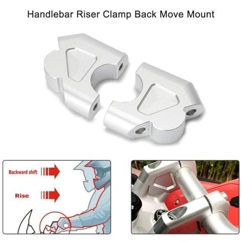 Handlebar Riser Clamp Back Move Mount Adapter Compatible with R1200GS LC