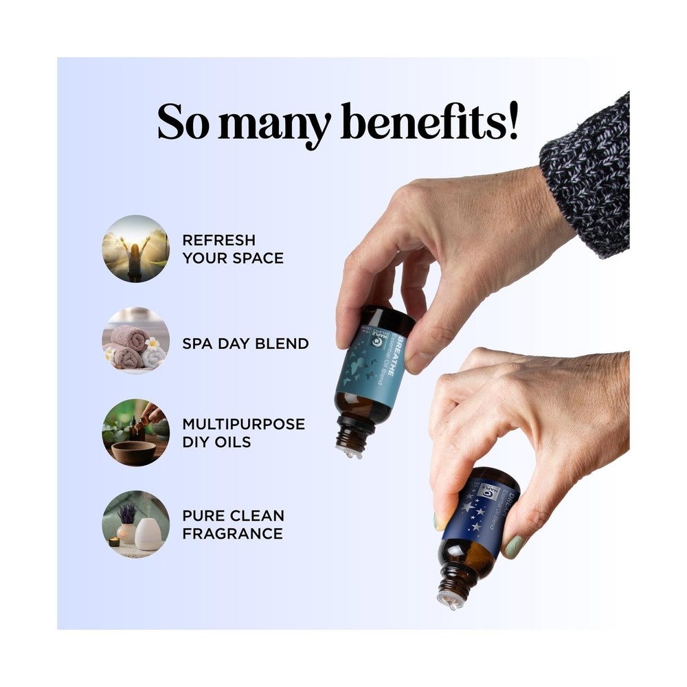 Aromatherapy Essential Oil Blends for Diffusers - Diffuser Essential Oil Set ...