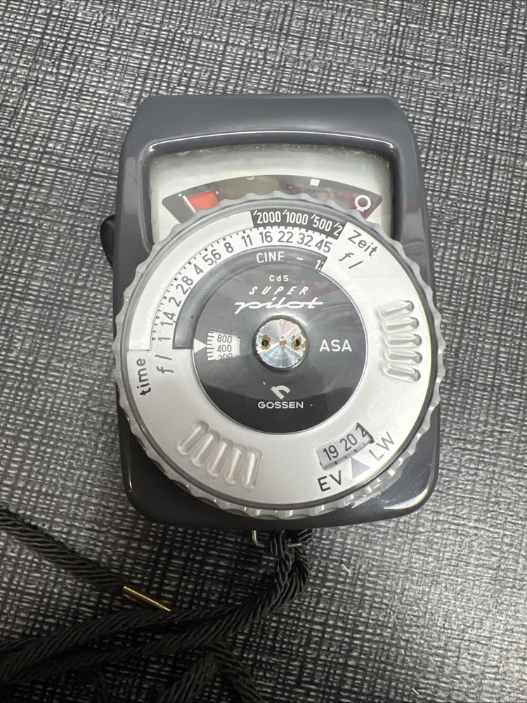 Gossen Super Pilot CdS Light Meter w/ Case - Untested