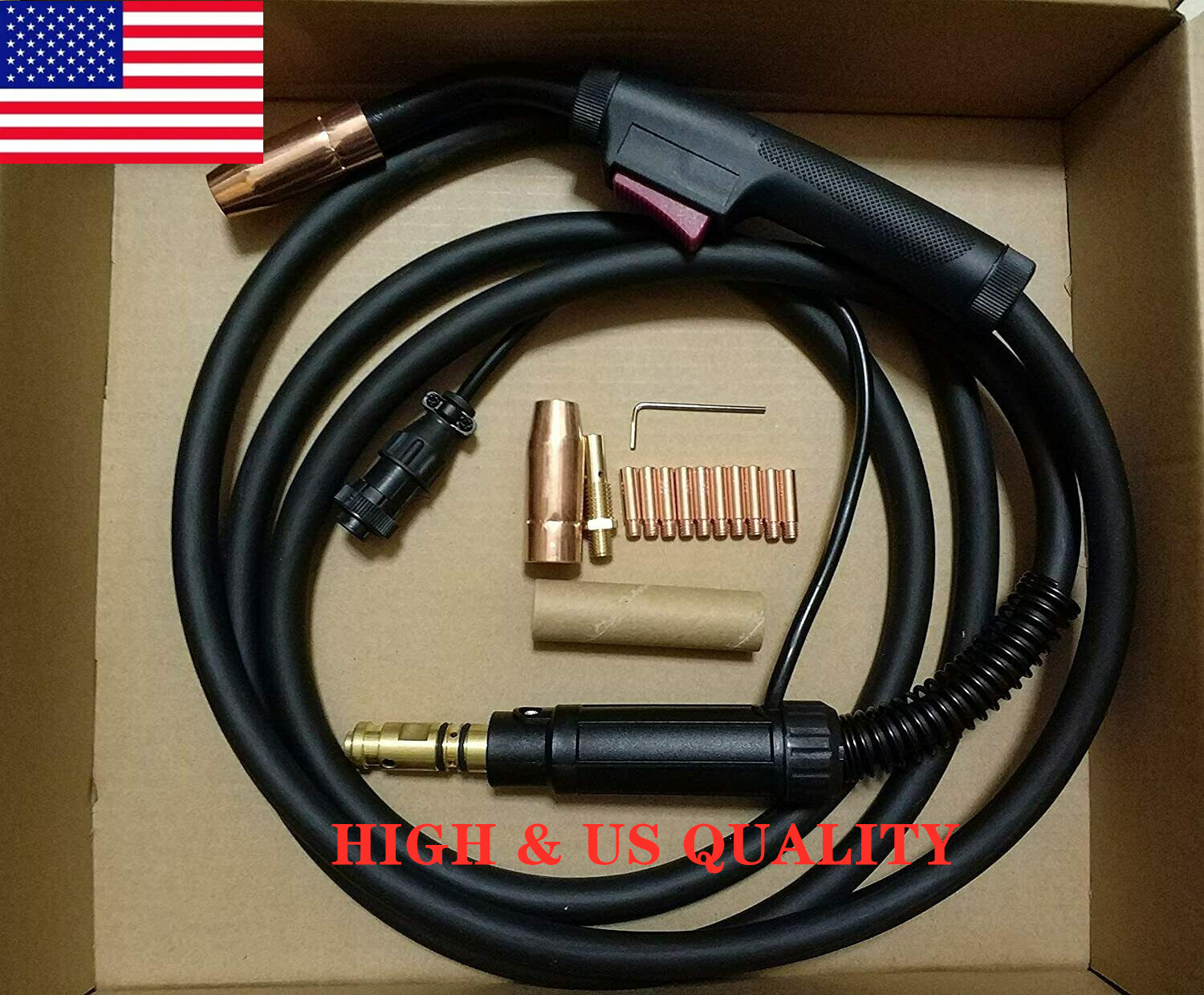 MIG WELDING GUN 10' 150A for Lincoln Pro Mig 140/180 ,Work-Pak 125,Core pack 125