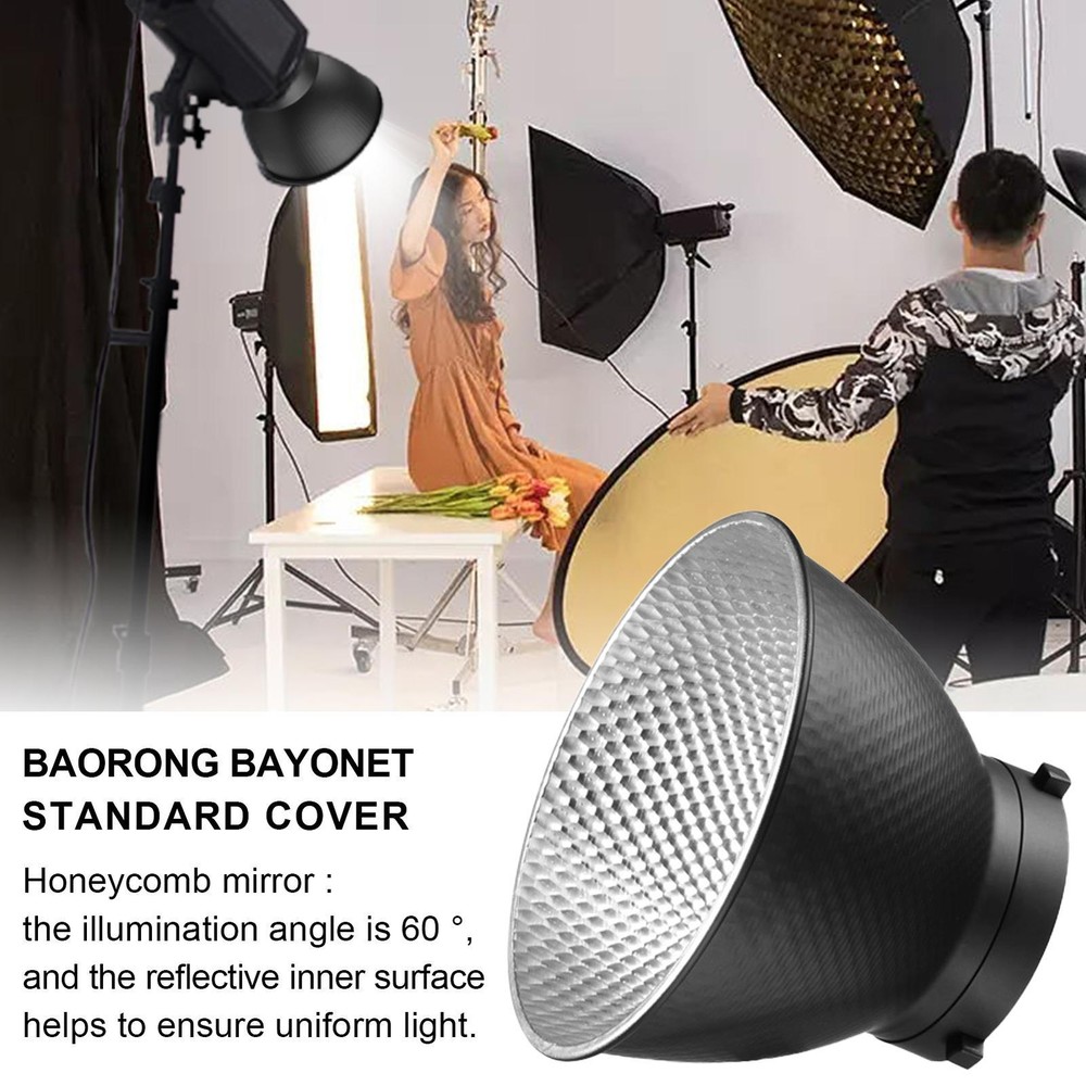 Lamp Monolight Shade Dish Bowen Mount Reflector 18cm