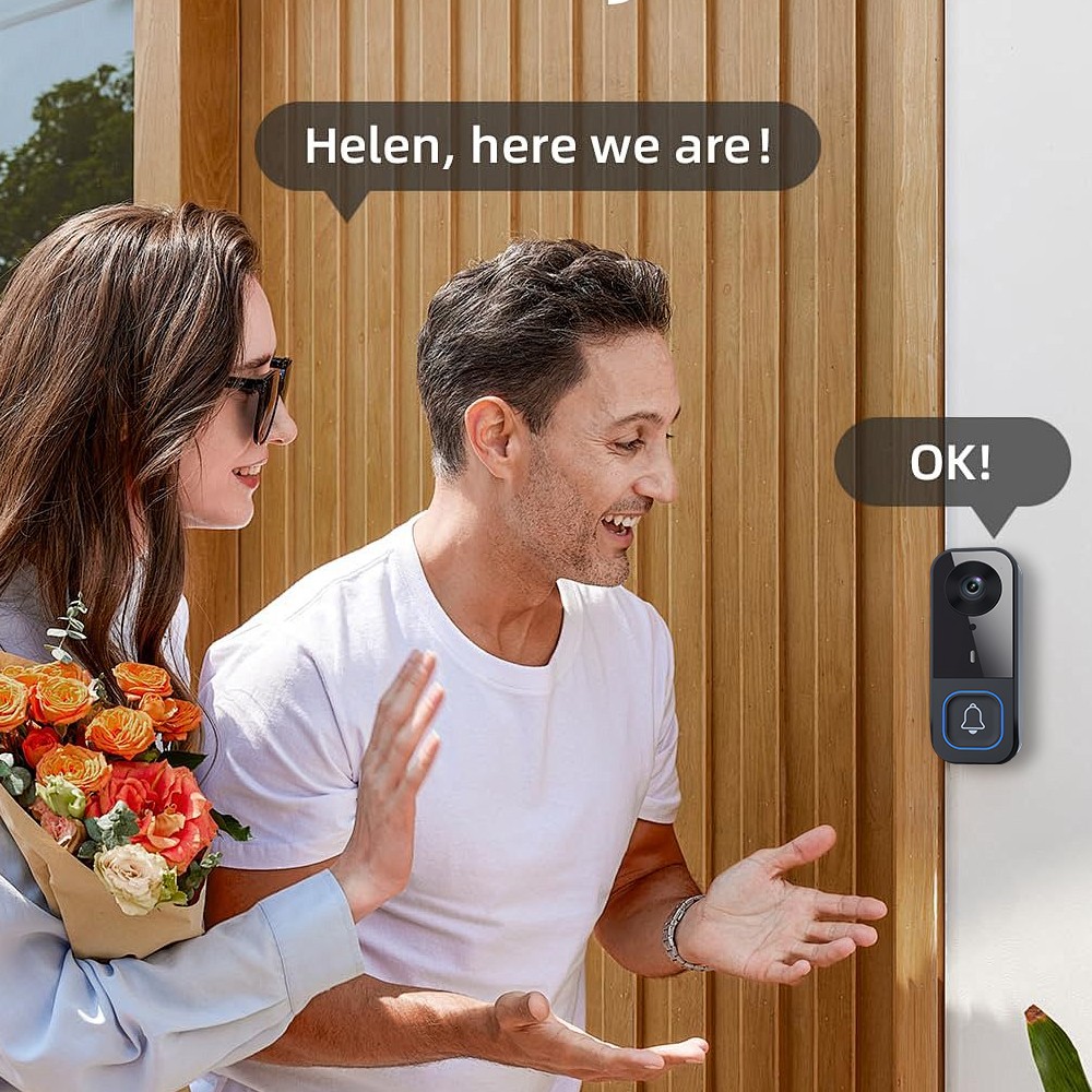 Smart Wireless 2.4G Doorbell Intercom Video Camera Door Bell Chime Security