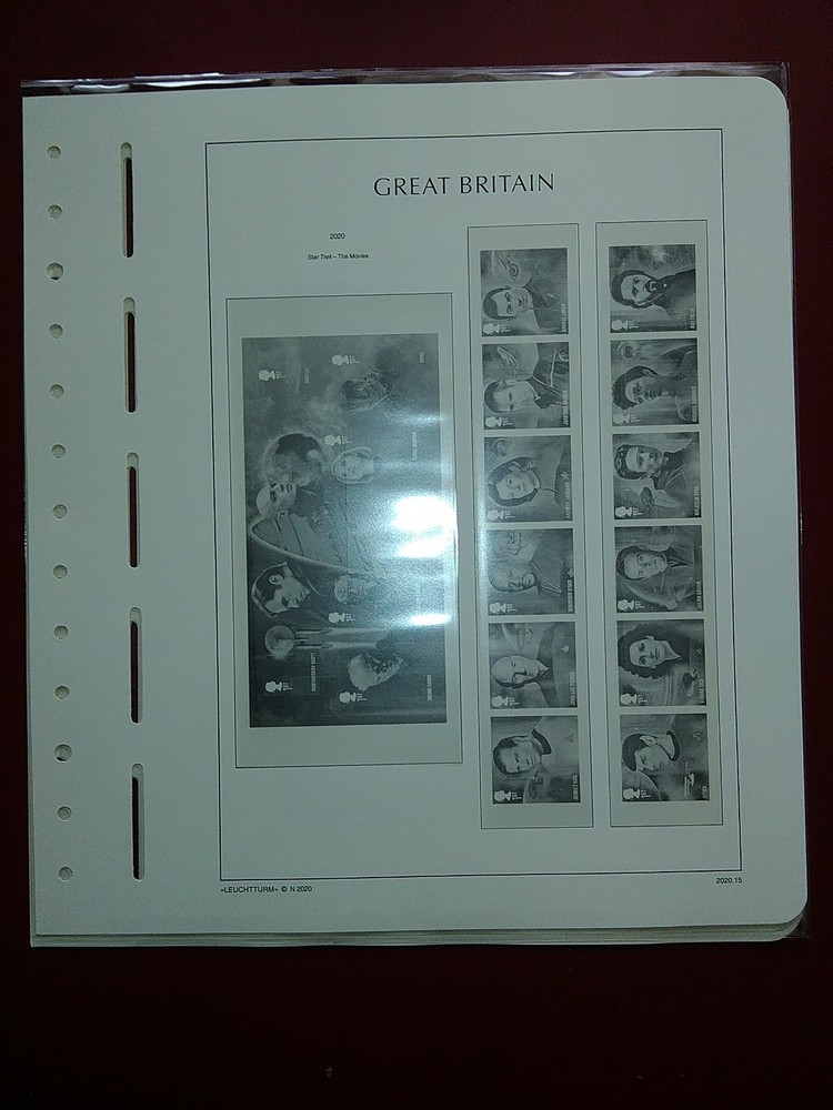 LIGHTHOUSE Commemorative Hingeless album pages Great Britain 2020 Used R2020