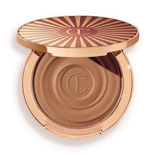 Charlotte Tilbury Bronze Glow Face Bronzer Pressed Powder Compact