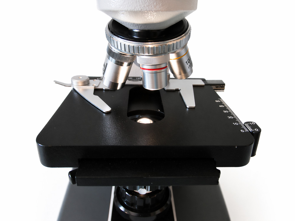 Walter Binocular Compound Microscope 40X-1000X Oil 4 objectives Tested