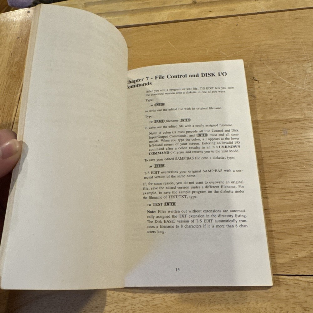 1984 Tandy Color Computer T/S Edit For Use With Disk Basic Or Os-9 System