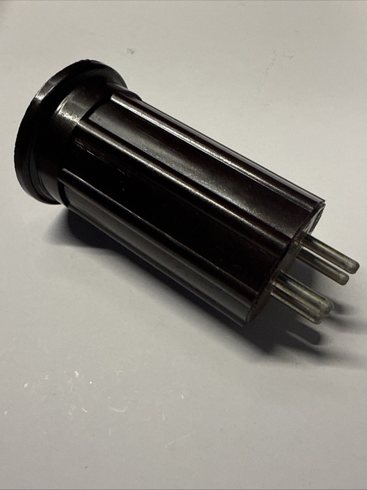 4 pin plug-in coil form by BUD USED DARK BROWN