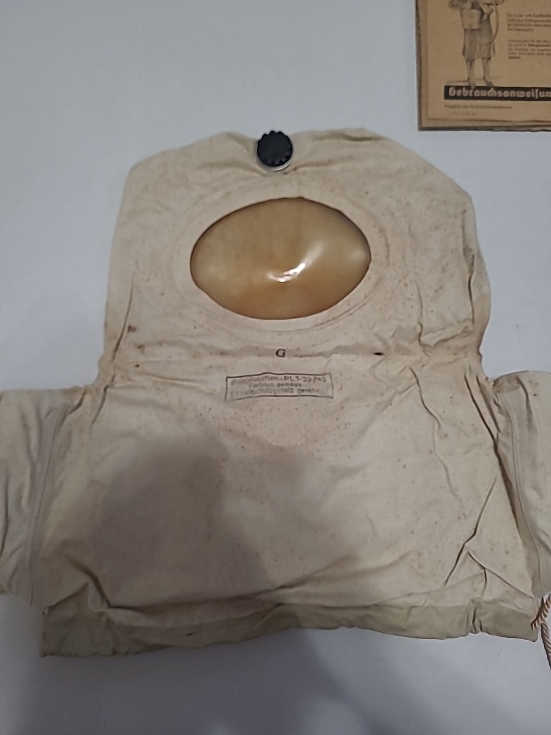 (2) RARE German Child Gas Jacket WWII NOT COMPLETE