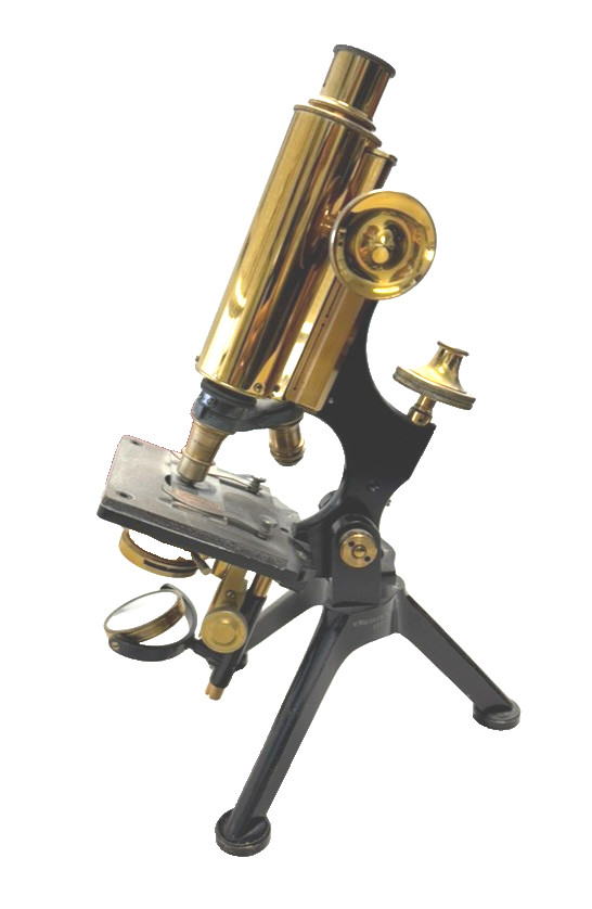 Antique Watson & Sons FRAM Tripod Microscope, #23337