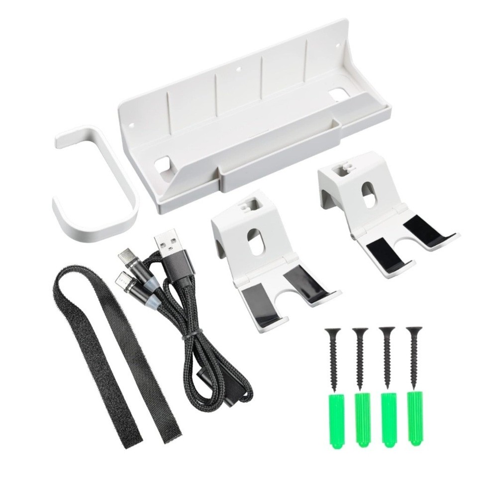 Wall Mount Stand Bundle for Nintendo Switch, Bracket Holder W/ Controller Mount