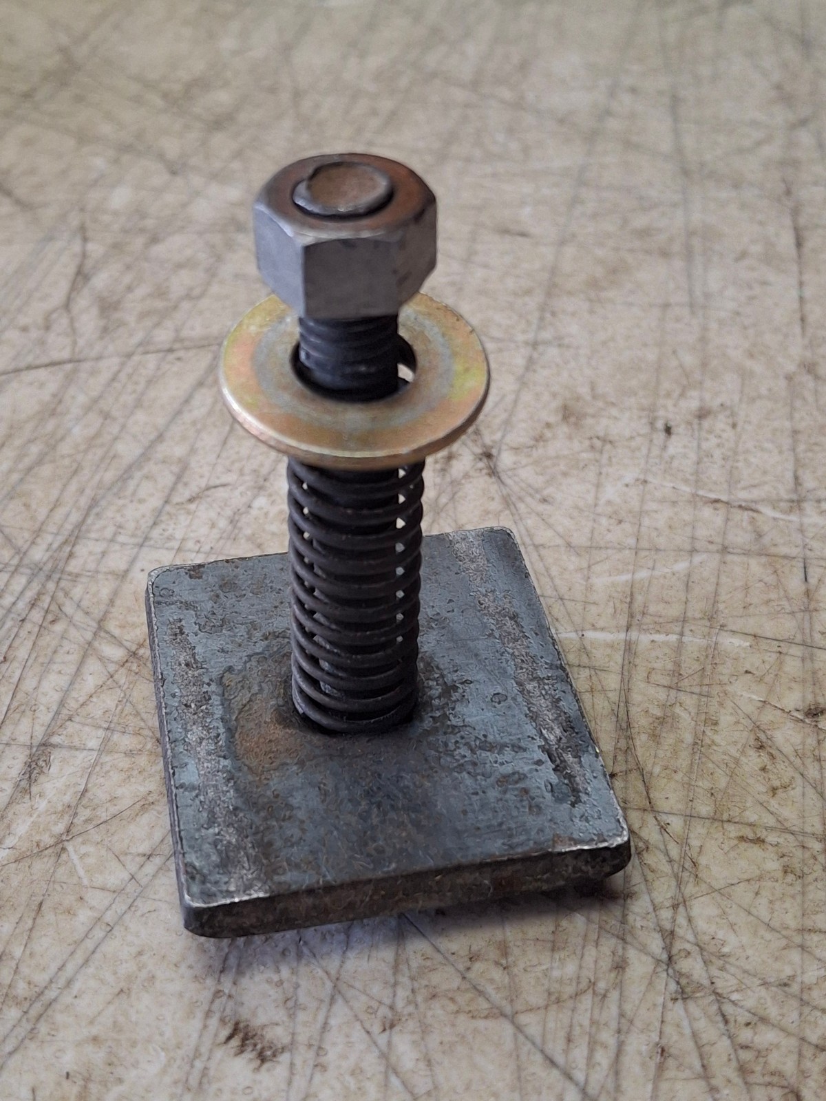 Vintage 6" Lathe Atlas 618 Craftsman 109 Tailstock Bed Clamp w/ Spring