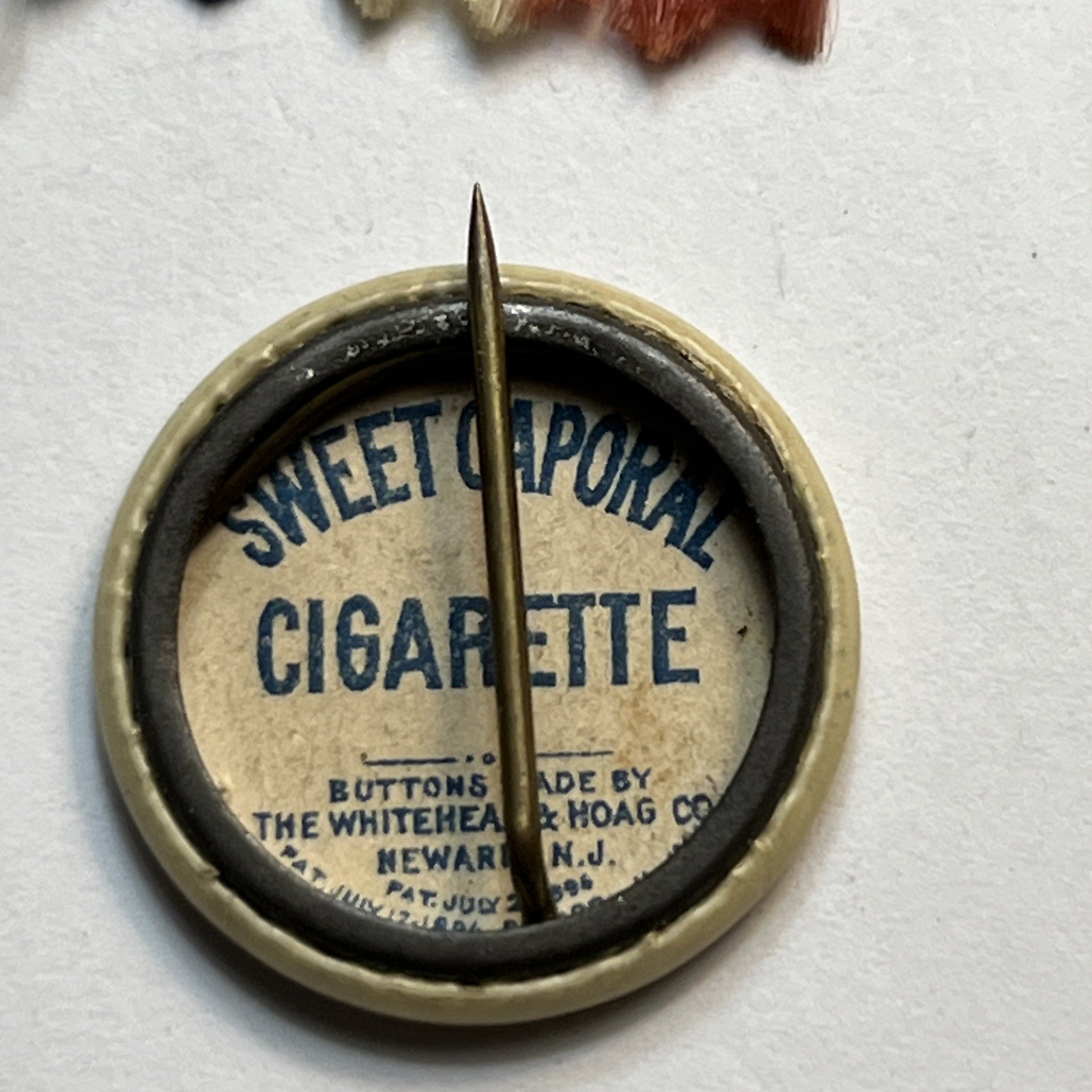 Lot of 4 Original WWI US WELCOME BUDDY V Victory Good Girl Mass MA Button Pin