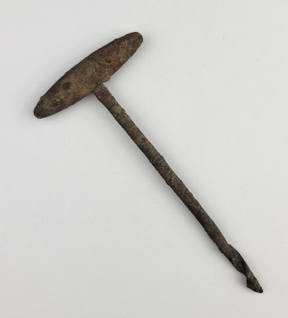 4.75" Iron Fur Trade Auger / Drill with Handle - Itasca Co. Minnesota Artifact