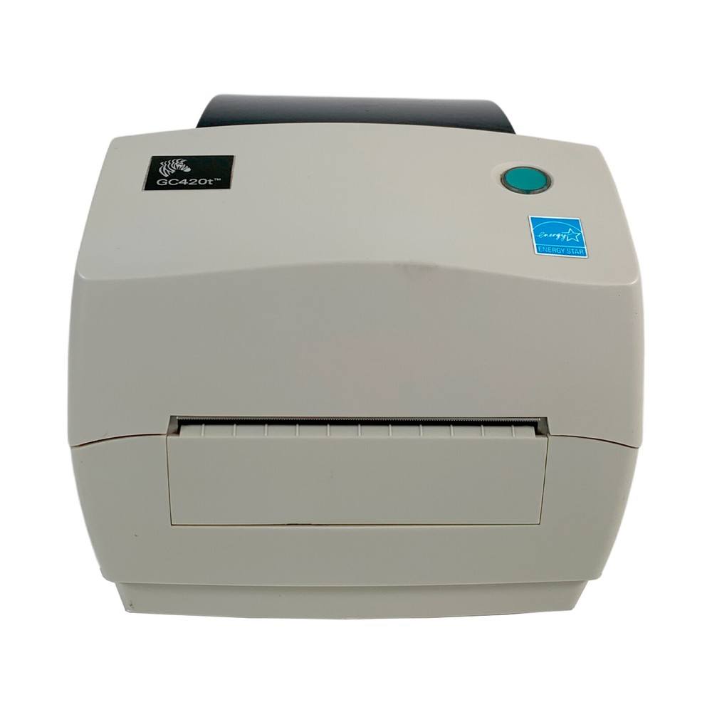 Zebra GC420T Desktop Thermal Transfer Barcode Label Printer USB Serial Parallel