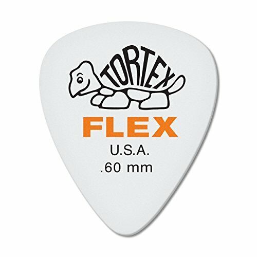 Dunlop Tortex Flex Standard Player's Pack, .60mm, 12 Picks, Orange