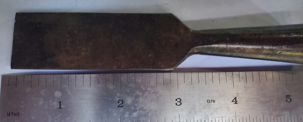 VINTAGE BUCK BROS 7/8" Bevel Edge Socket CHISEL