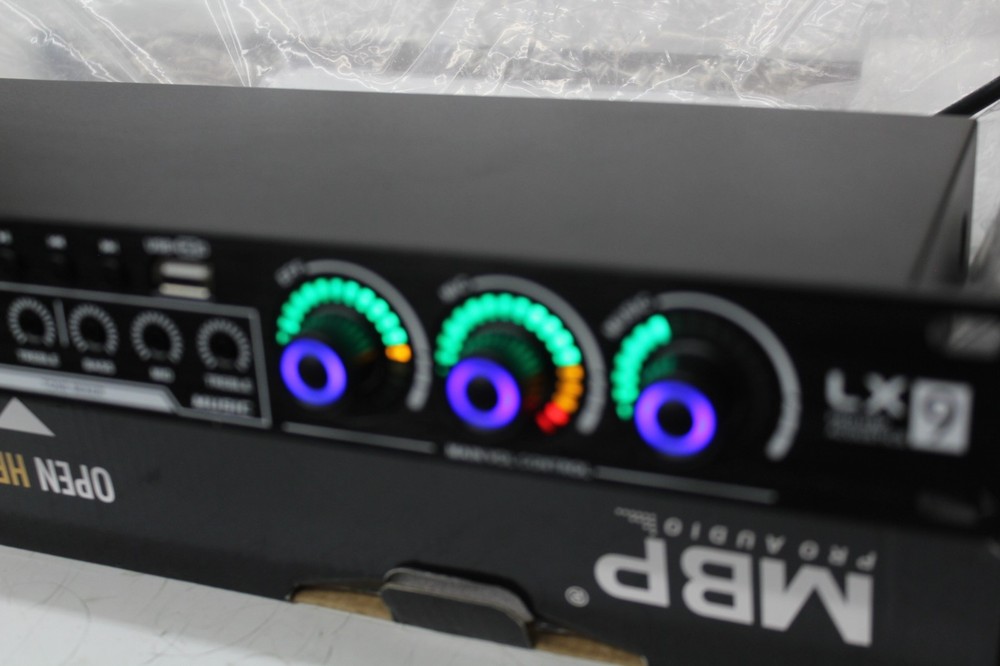 LX9 Professional KTV Digital Pre-stage Effector Anti-howling Audio Processor USB