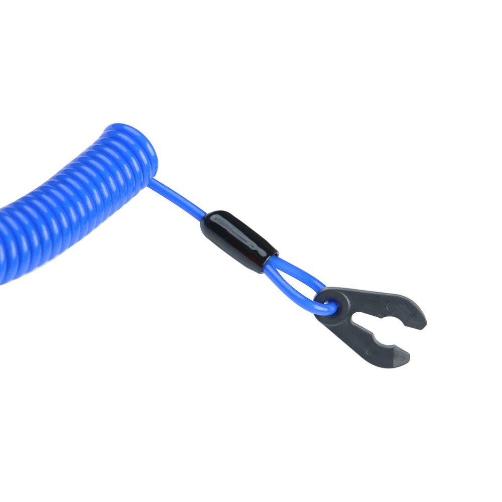 2PCS Kill Switch Lanyard for Boat Jet Ski Wrist Strap Replace Blue