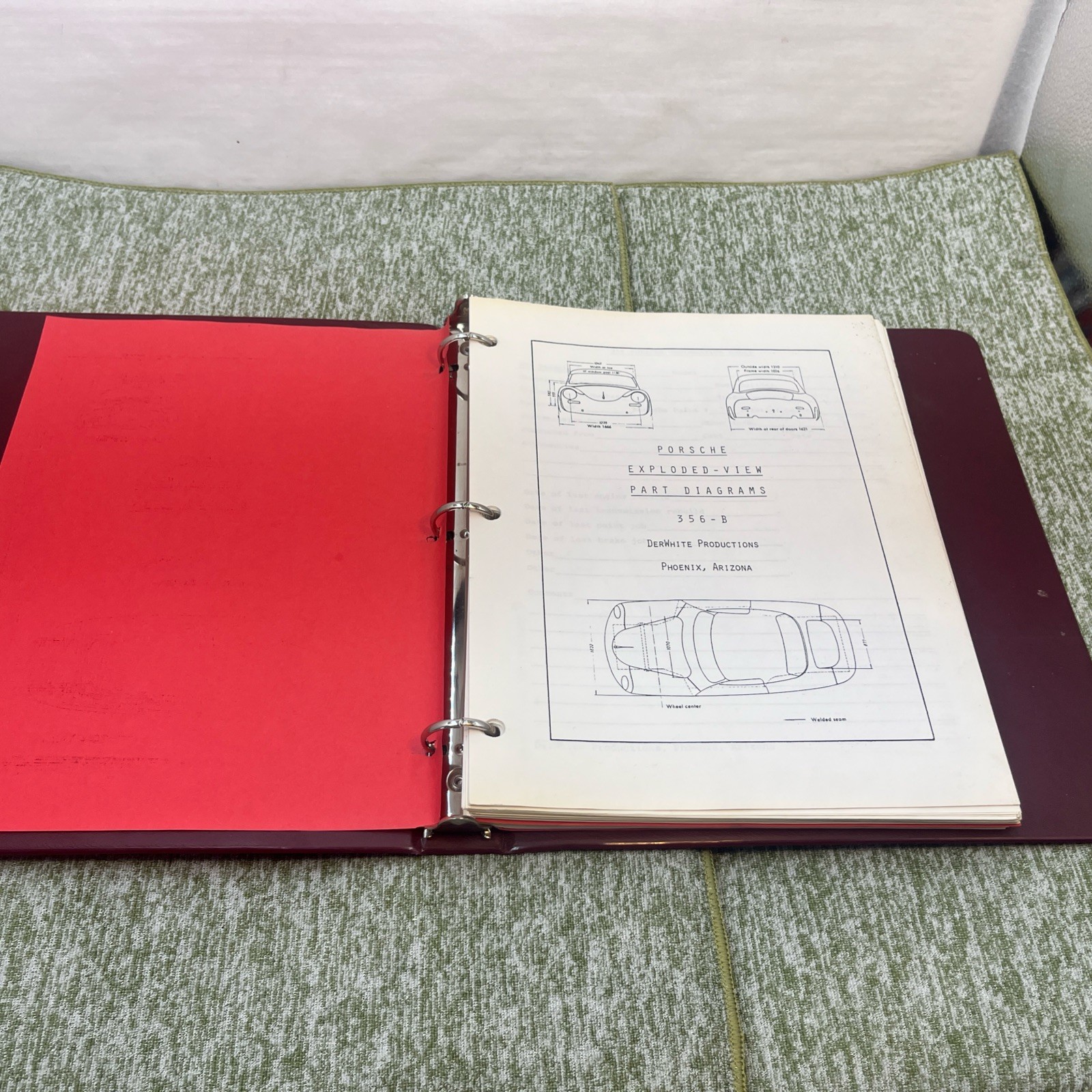 Porsche Exploded View Part Diagrams 356 B DerWhite Productions Phoenix Arizona