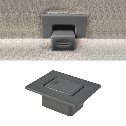 Seat Back Latch Release Handle,Second Row Folding Rear Row Bucket Button Gray
