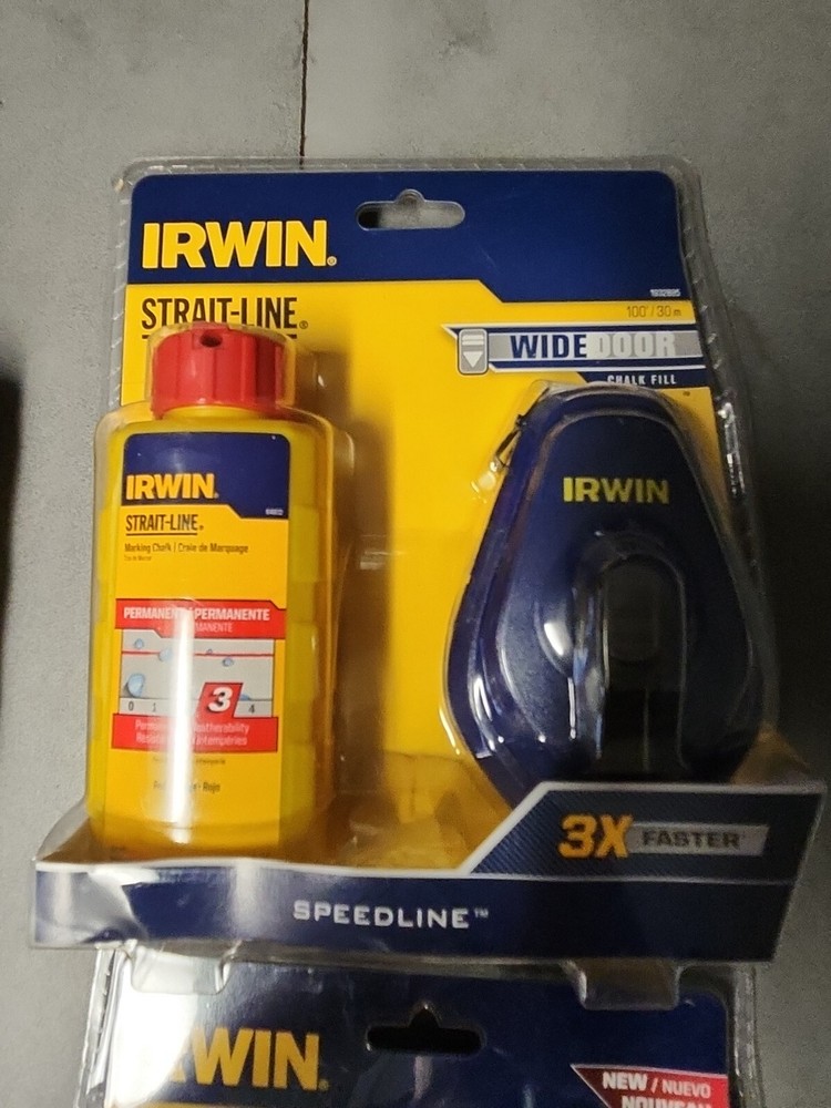 Irwin straight line chalk markers with refills READ DESCRIPTION!