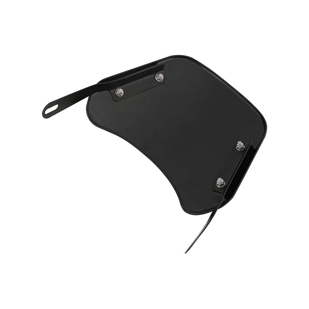 Universal Motorcycle Fairing Windshield Deflector Windscreen For 5-7'' Headlight