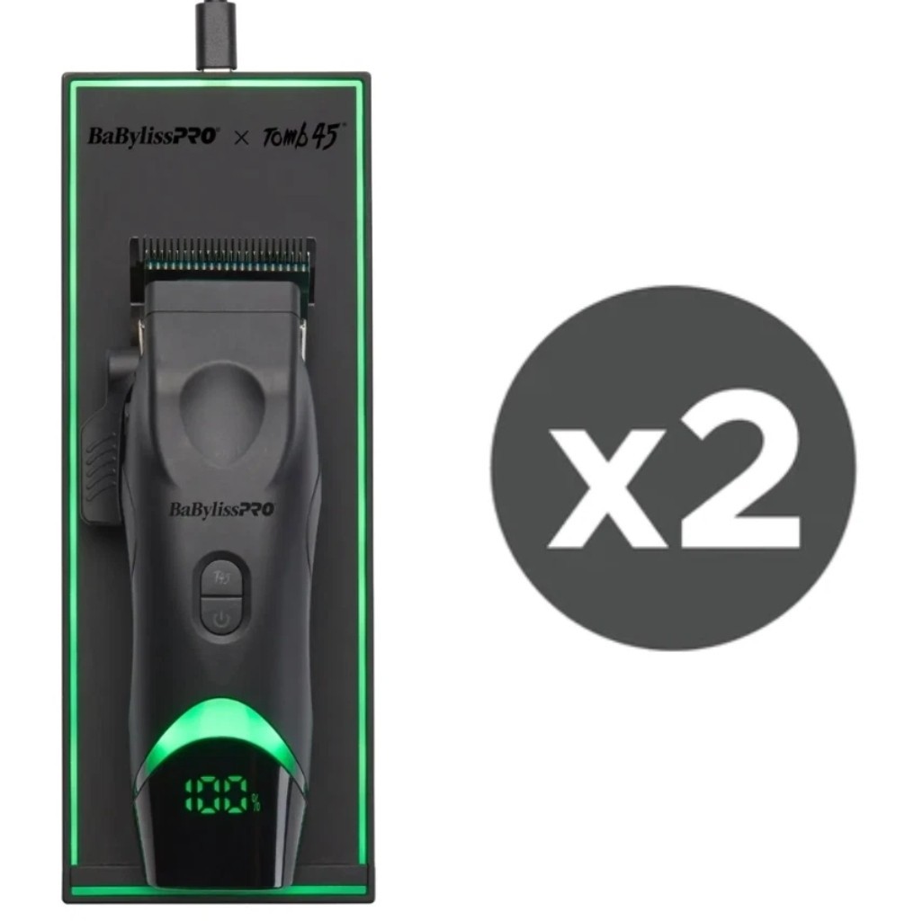 Babyliss Pro x Tomb45 Wireless Charging Clipper & Trimmer Combo | FXT45C +FXT45T