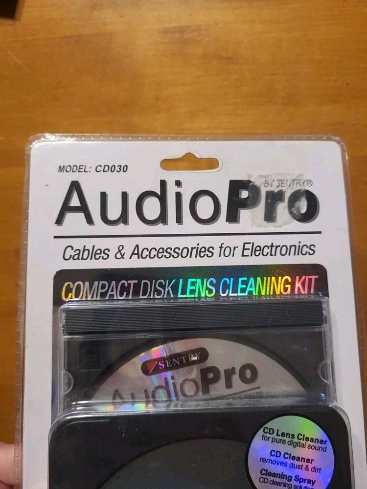 Sentry Audio Pro CD030 Compact Disk Disc Laser Lens Electronics Cleaning Kit