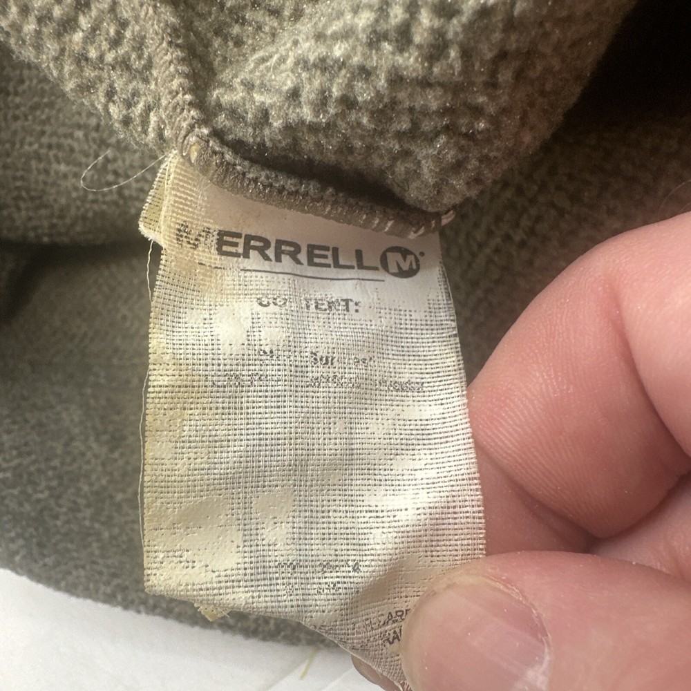 Merrell Unisex Adults Active Winter Beanie Hat Polyester Blend Green EUC
