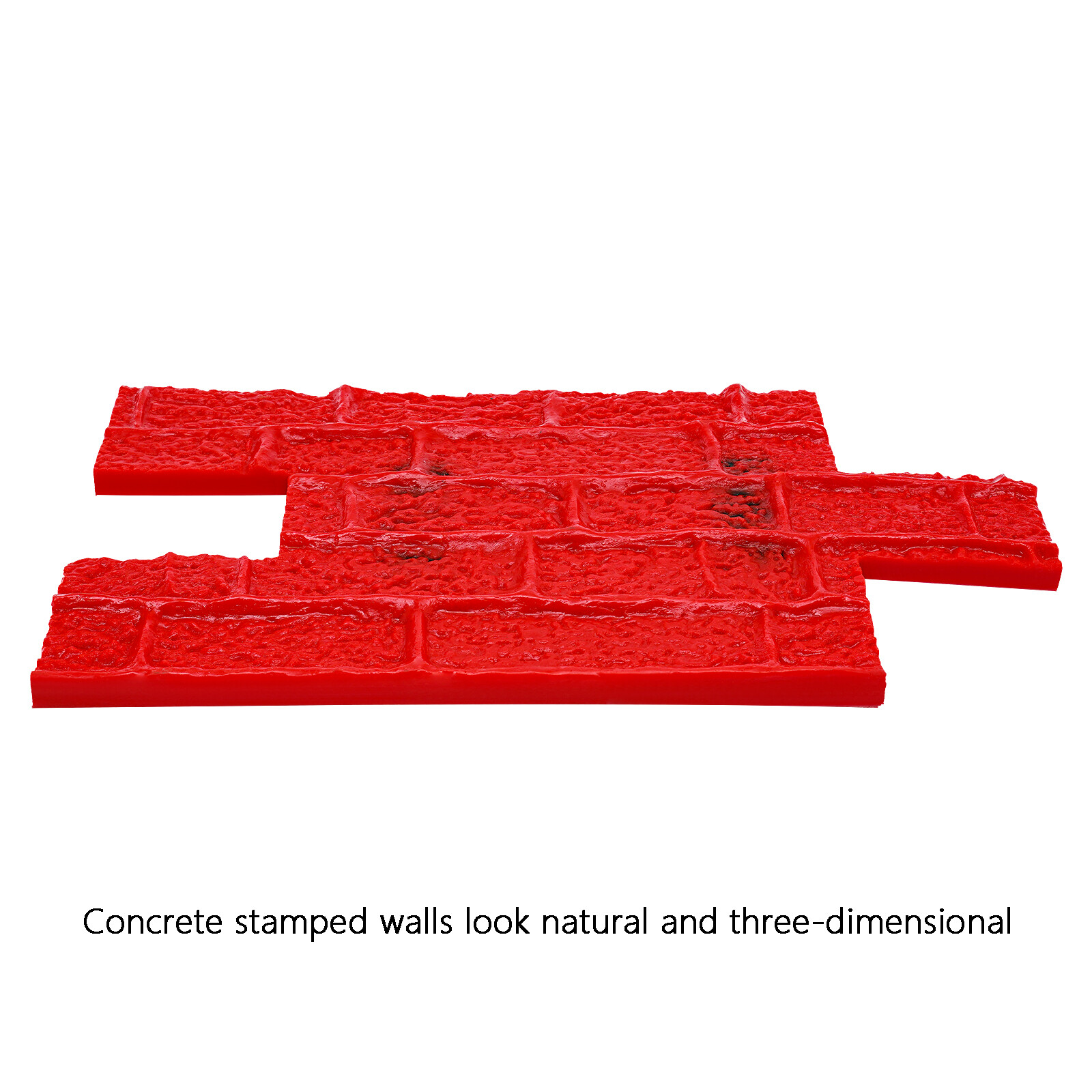 2X BIG Concrete Texturing Skin 22x12" Concrete Stamps Mats Set Concrete Stamping